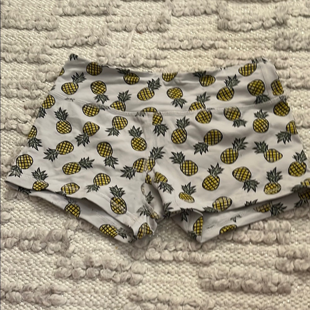 Salvage Women's Pineapple Print Shorts - Gray - Picture 3 of 3